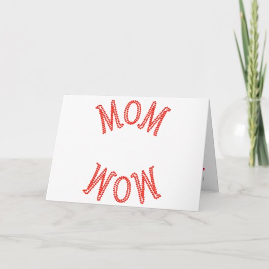 Carte Maman Wow (Devant)