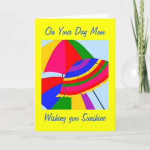Carte MAMAN's BIRTHDAY-WISHED SUNSHINE