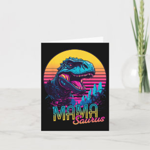 Carte Mamasaurus Drôle Dinosaure Maman Saurus Trex Maman