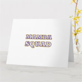 Carte Mamba Squad drôle Vêtements pour Amateur de serpen (Fleur jaune)