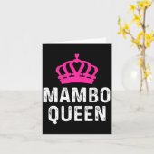 Carte Mambo Queen - Mambo Dancer Danser Cadeau Pour Ball (Fleur jaune)