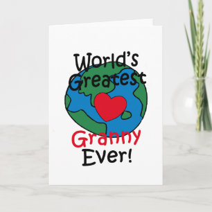 Carte Mamie au cœur le plus grand du monde