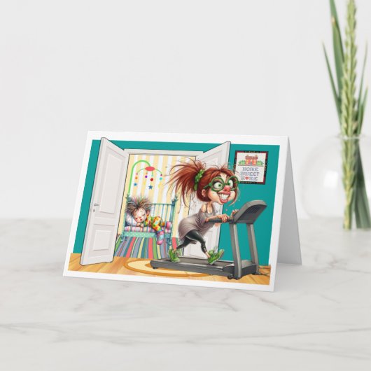 Carte Mamie Fitness ou Maman (Devant)