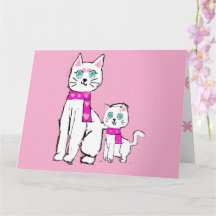 Mamma kitty et Lily pour la fête des mères