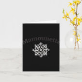 Carte Mamounette pour femmes, Maman en français, Nouvell (Fleur jaune)