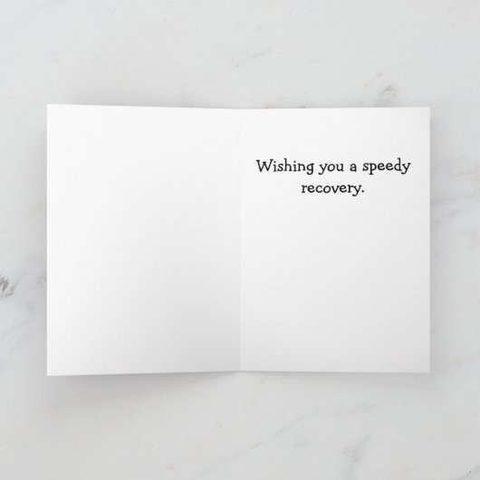 Carte Man Cold Get Well (Intérieur)