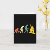 Carte Man Evolution Snowboardeur (Fleur jaune)