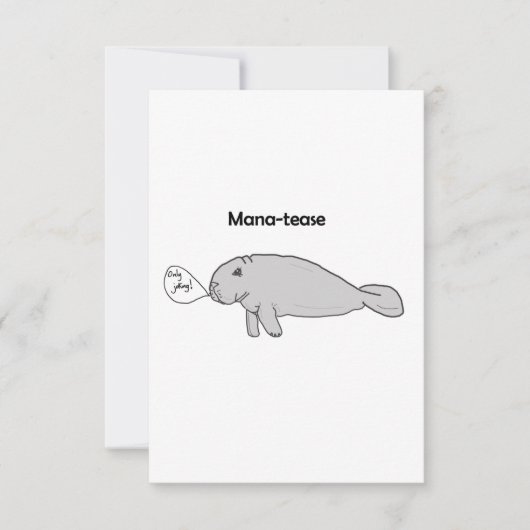 Carte Mana-tease (Devant)