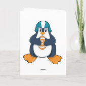 Carte Manchot aux sports de football (Dos)