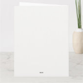 Carte "Manchot mignon" (Dos)