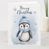 Carte "Manchot mignon" (Devant)