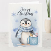 Carte "Manchot mignon 3" (Devant)