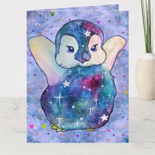 Carte Manchot nommé Bouton (Devant)