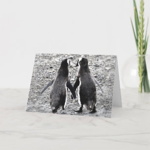 Carte Manchots amoureux