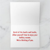 Carte Manchots glissant le long d'une pente dans une cou (Intérieur)