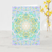 Carte Mandala Art 3 (Fleur jaune)