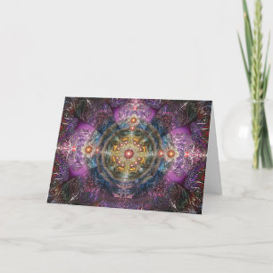Carte Mandala de coeur