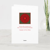 Carte Mandala de Paix Toujours Vacances (Dos)