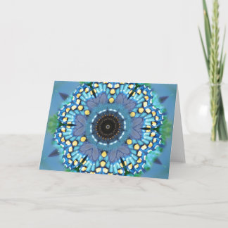 Carte Mandala de papillon