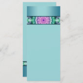 Carte Mandala Lily d'eau moderne (Devant / Derrière)