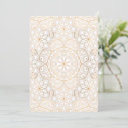 Carte Mandala Luxe 4 (Debout devant)