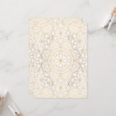 Carte Mandala Luxe 4 (Devant/Arrière en situation)
