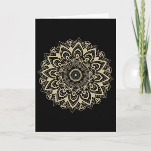 Carte Mandala subtil 8647 Résiste Féministe anti Trump