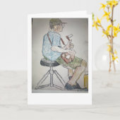 Carte Mandolin (Fleur jaune)