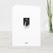 Carte Mandrill Ventilator BW Still Life Photocard (Dos)