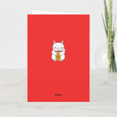 Carte Maneki Neko (Dos)