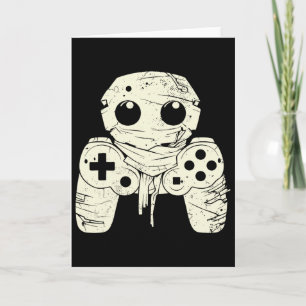 Carte Manette de jeu de momie de fantôme effrayant Hallo