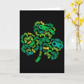 Carte Manette de jeu vidéo trèfle Saint-Patrick garçon (Fleur jaune)