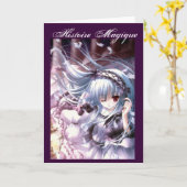 Carte manga-fille-gothique- (Fleur jaune)