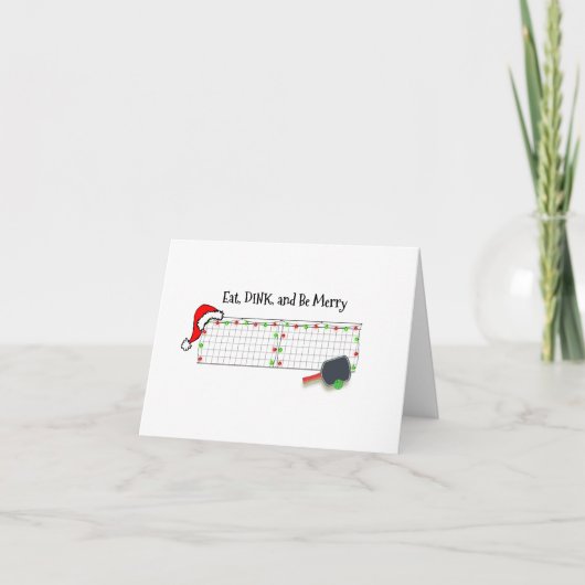 Carte Mange, Dink et sois Joyeux (Devant)