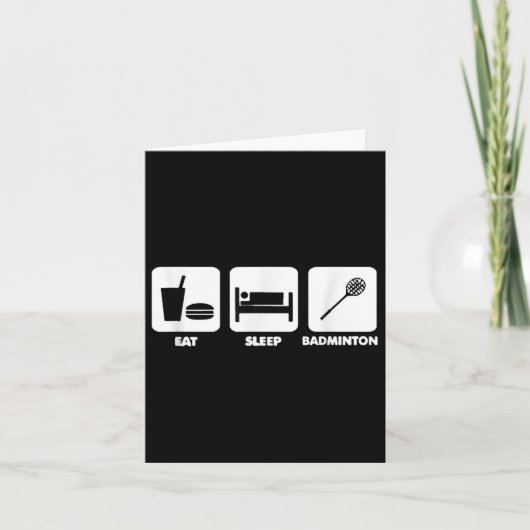Carte Mange Sleep Badminton (Devant)