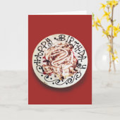 Carte Mange ton gâteau (Fleur jaune)