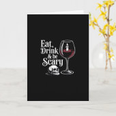 Carte Manger Boire Et Être Drôle Citation Moderne (Fleur jaune)