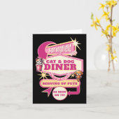 Carte Manger des animaux Springfield Ohio Funny Cats Chi (Fleur jaune)