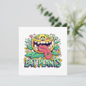 Carte Manger des plantes (Debout devant)