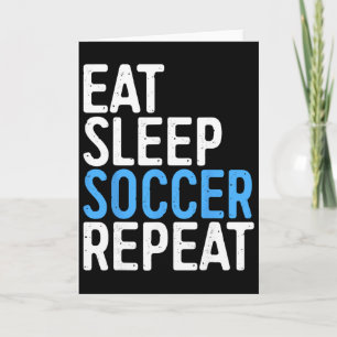 Carte Manger Dormir Football Répéter Chemise Hommes Femm