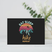 Carte Manger, Dormir, Marcher, Recommencer (Debout devant)