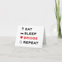 Manger. Dormir. Pont. Recommencer. Pour pont en do