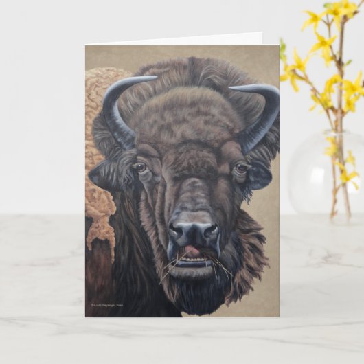 Carte Manger du buffle (Fleur jaune)