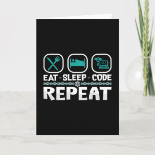 Carte Manger le code de veille Répéter le code de code I