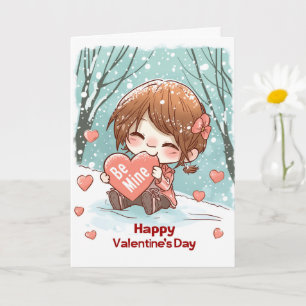 Carte Manger le cœur Be Mine