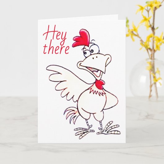 CARTE MANGER *PIZZA* NE PAS MANGER DE SOUPE AU POULET EN (Fleur jaune)