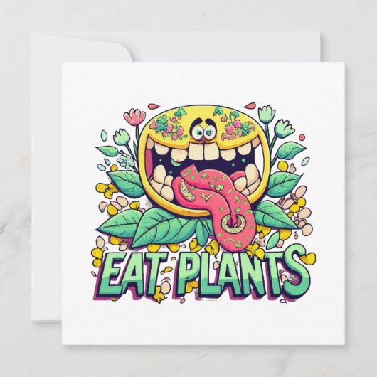 Carte Manger Plante (Devant)