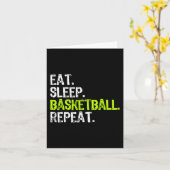 Carte Manger Sleep Basketball Répéter Lecteur Fun Cool L (Fleur jaune)