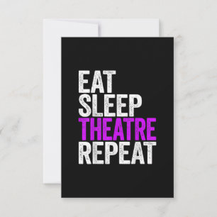 Carte Manger Théâtre du sommeil Répéter