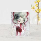 Carte Manger un cœur, gagner son amour (Fleur jaune)